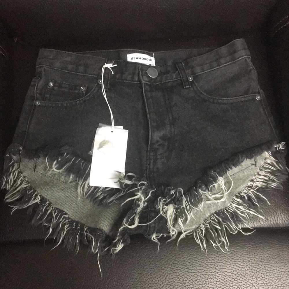 Glamorous Distressed Jean Shorts